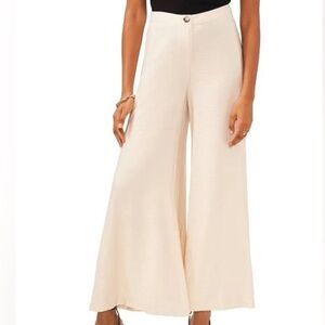 Vine Camuto Wide Leg Twill Pants